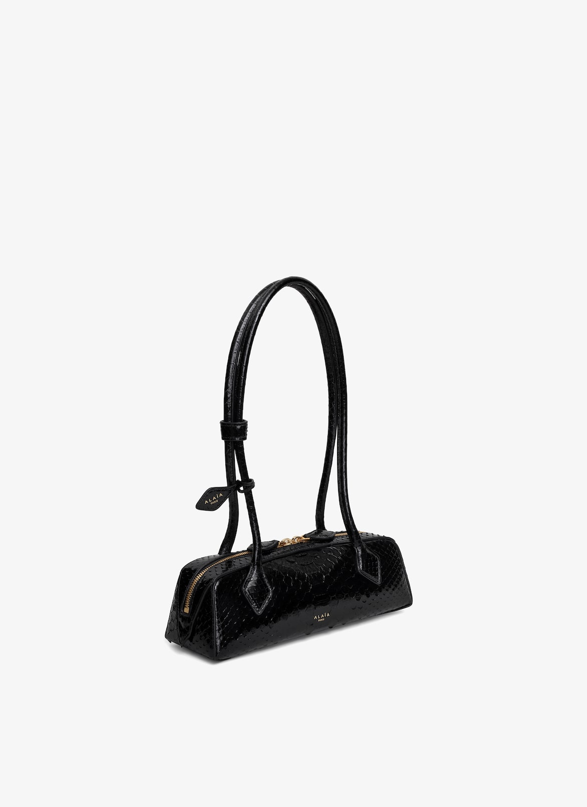 LE TECKEL SMALL BAG IN PYTHON ALAÏA BLACK LE TECKEL SMALL BAG IN PYTHON
